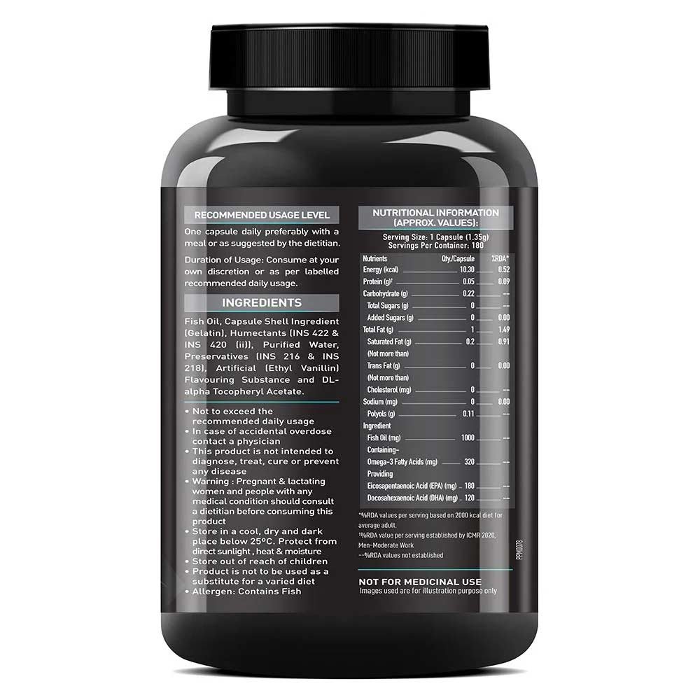 MuscleBlaze Omega 3 Fish Oil 6 MuscleBlaze Omega 3 Fish Oil - Image 6