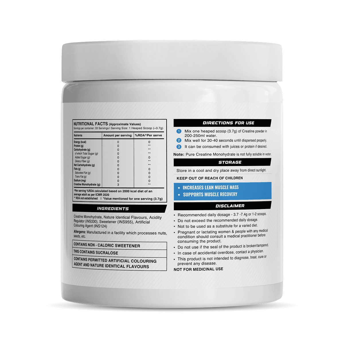 Wellcore - Pure Micronised Creatine Monohydrate 2 Wellcore - Pure Micronised Creatine Monohydrate - Image 2