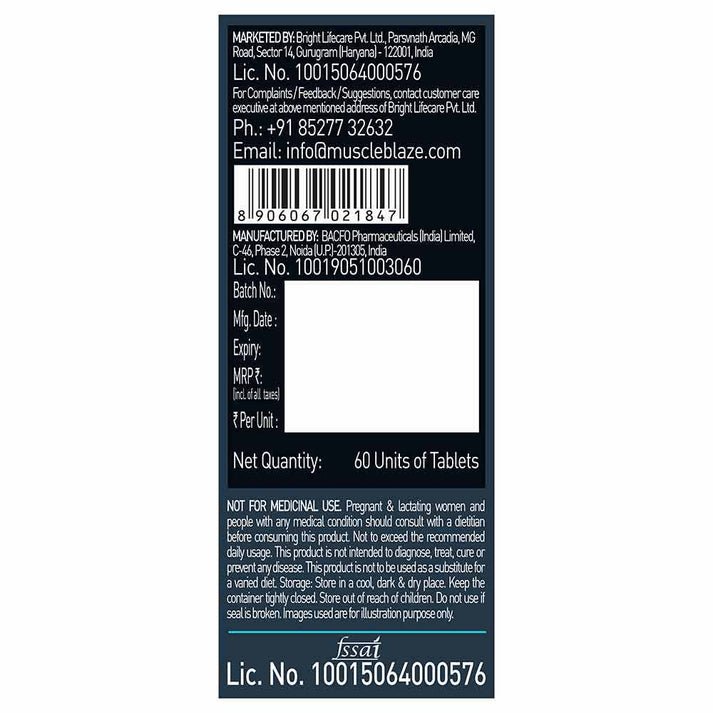 MuscleBlaze MB-VITE Daily Multivitamin 6 MuscleBlaze MB-VITE Daily Multivitamin - Image 6