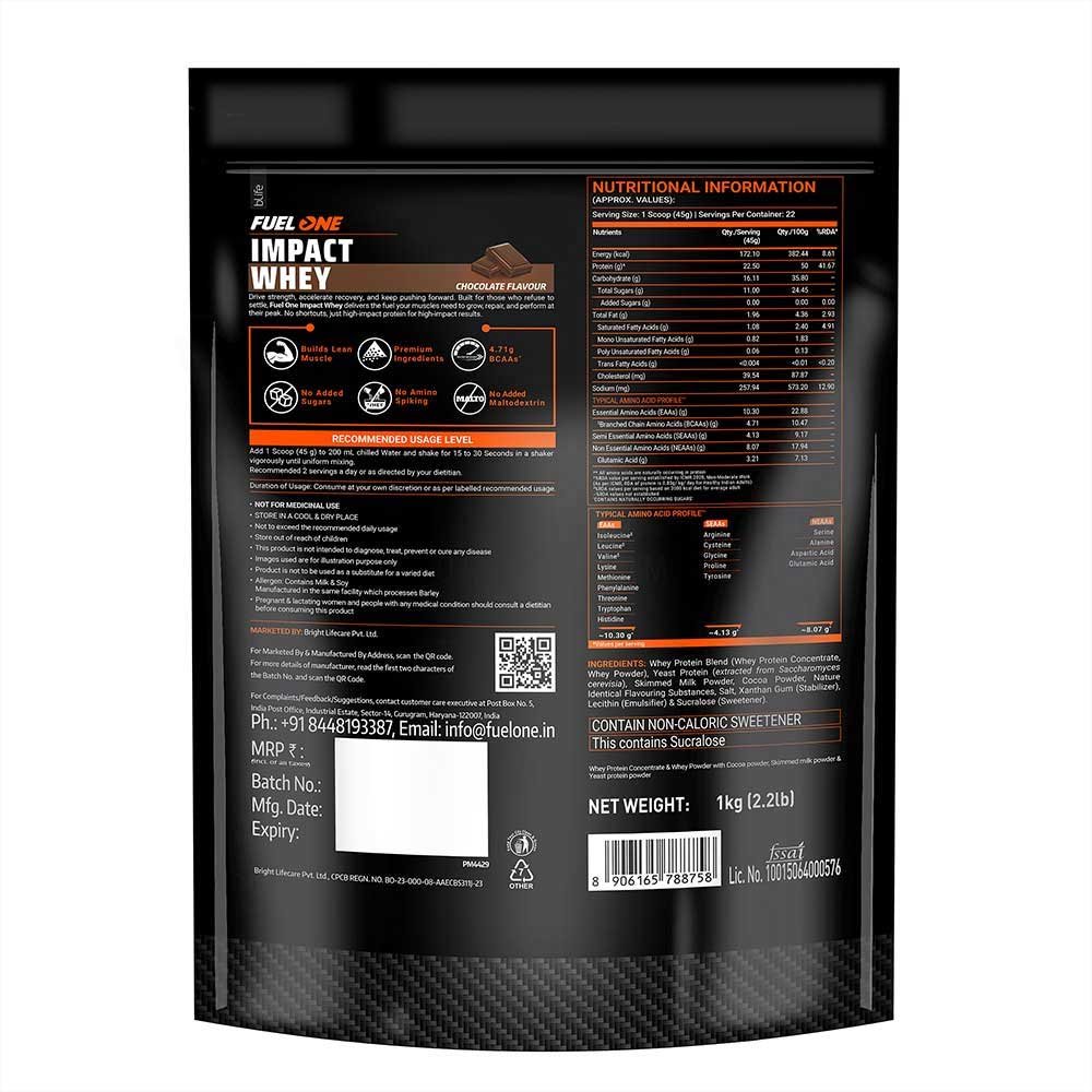 MB Fuel One Impact Whey Protein 4 MB Fuel One Impact Whey Protein - Image 4