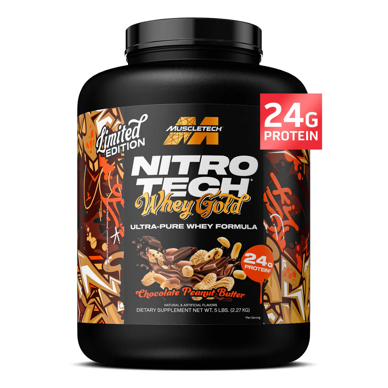 MuscleTech NitroTech Whey gold - 5lbs 1 MuscleTech NitroTech Whey gold - 5lbs