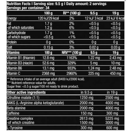 BiotechUsa Black Blood NOX+ - 340 g 2 PEAK X BACK